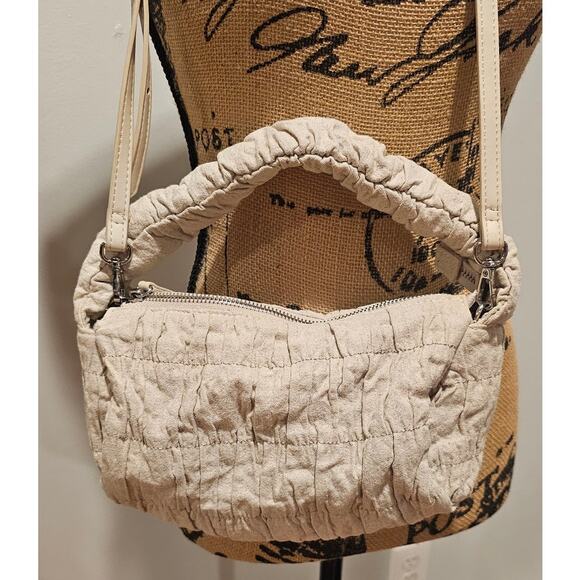 MNG Mango Bag with Ruched Detail, Top handle and Crossbody, Excellent cond - Picture 4 of 11